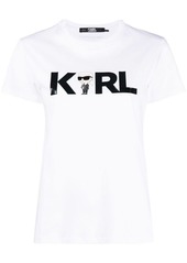 Karl Lagerfeld logo-print T-shirt