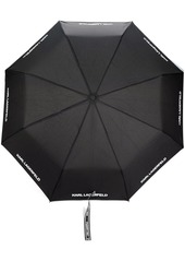 Karl Lagerfeld logo-print umbrella