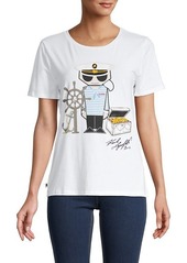 Karl Lagerfeld Logo Short-Sleeve T-Shirt