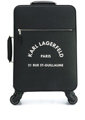 Karl Lagerfeld logo suitcase