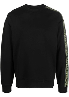 Karl Lagerfeld logo-tape crew neck sweatshirt