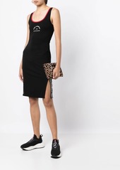 Karl Lagerfeld logo-tape tank dress
