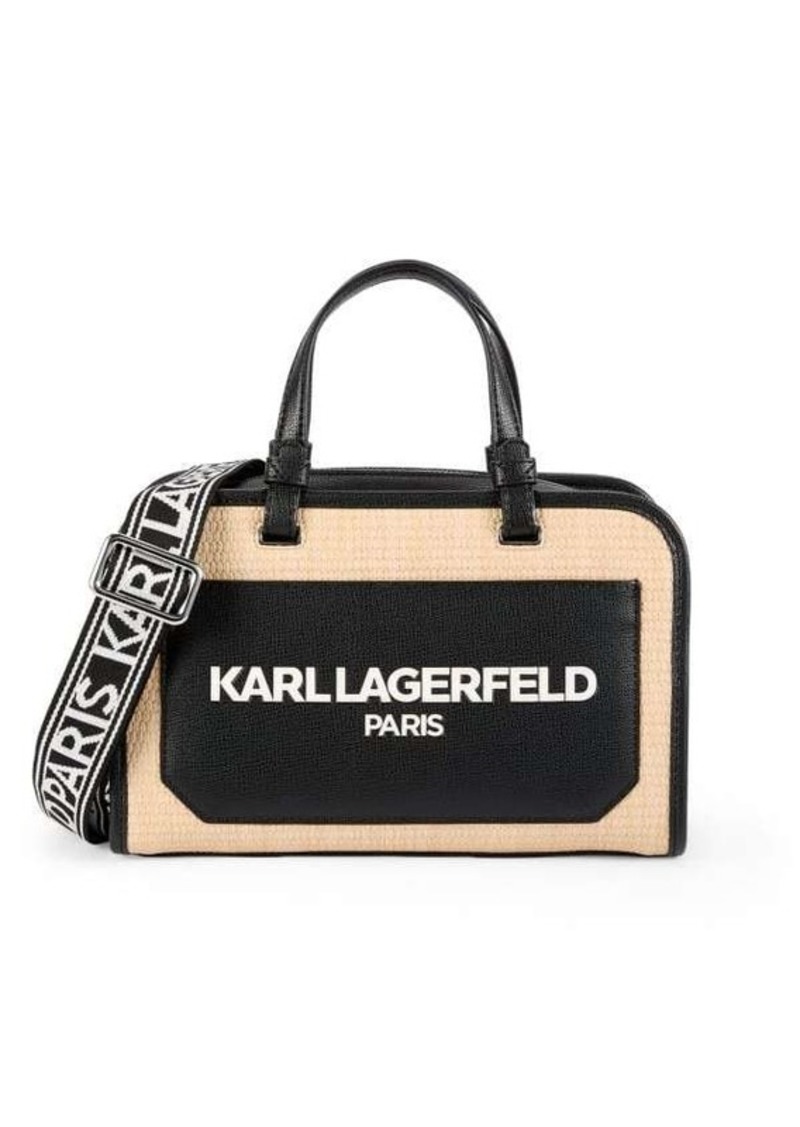 Karl Lagerfeld Logo Top Handle Bag