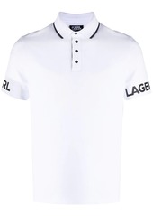 Karl Lagerfeld logo-trim polo shirt