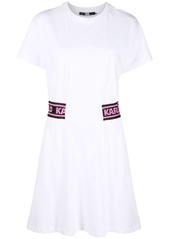 Karl Lagerfeld logo-trim T-shirt dress