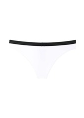 Karl Lagerfeld logo-waisted bikini brief