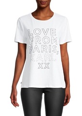 Karl Lagerfeld Love From Paris T-Shirt
