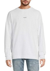Karl Lagerfeld Marble Print Logo Sweatshirt