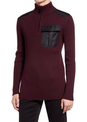 Men's Karl Lagerfeld Paris Quarter Zip Sweater