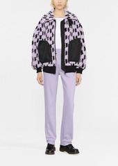 Karl Lagerfeld monogram faux-shearling jacket