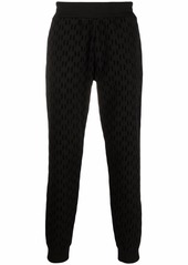 Karl Lagerfeld monogram-pattern track pants