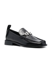 Karl Lagerfeld Monogram-plaque loafers