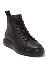 Karl Lagerfeld Pebbled Leather Side Zip Boot