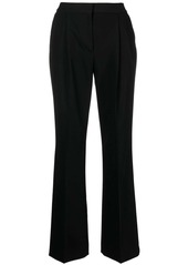 Karl Lagerfeld pleated-edge tailored trousers