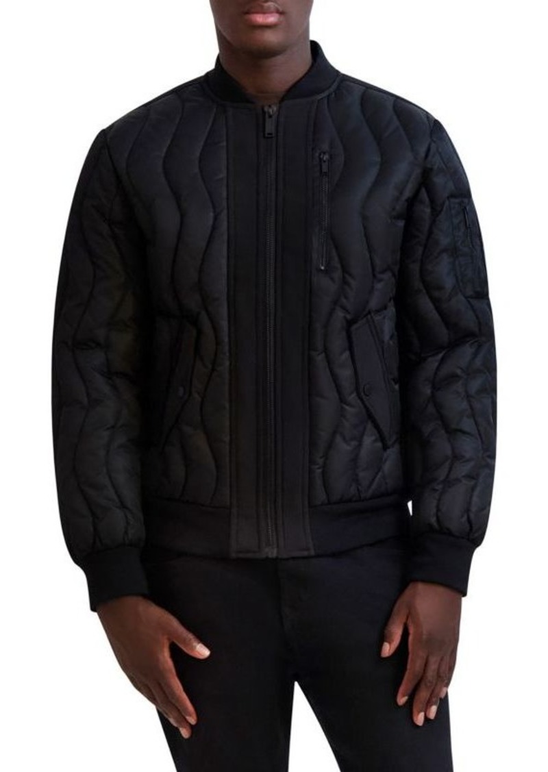 Karl Lagerfeld Quilted Bomber Jacket