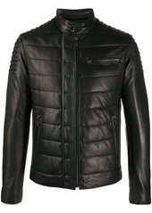 Karl Lagerfeld quilted leather jacket
