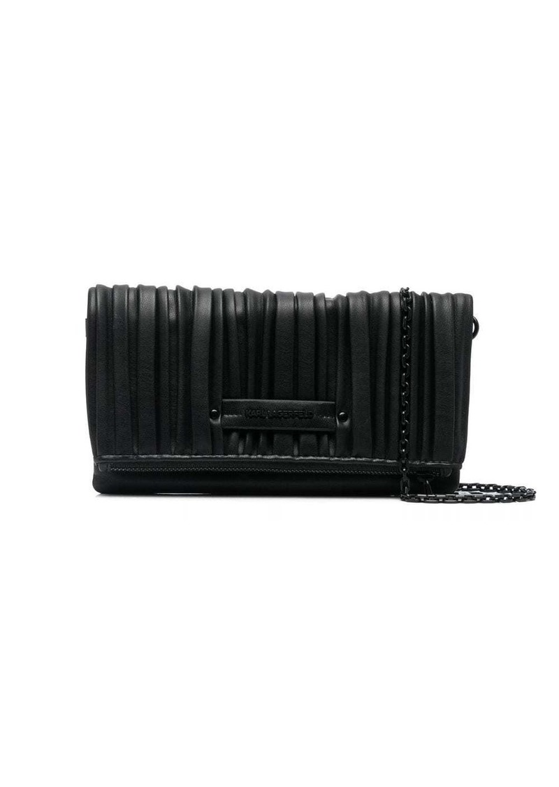 Karl Lagerfeld quilted satchel bag