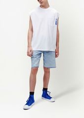 Karl Lagerfeld relaxed-cut distressed shorts