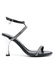 Karl Lagerfeld rhinestone-embellished leather sandals