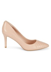 Karl Lagerfeld Roulle Textured Leather Pumps