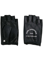Karl Lagerfeld Rue St Guillaume fingerless gloves