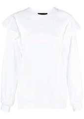 Karl Lagerfeld ruffle-trim sweatshirt