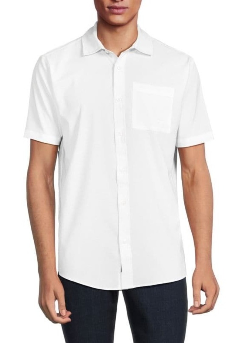 Karl Lagerfeld Short Sleeve Button Down Shirt