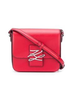 Karl Lagerfeld signature plaque crossbody bag