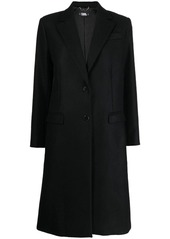 Karl Lagerfeld single-breasted tailored coat