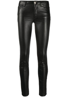 Karl Lagerfeld skinny metallic denim pants