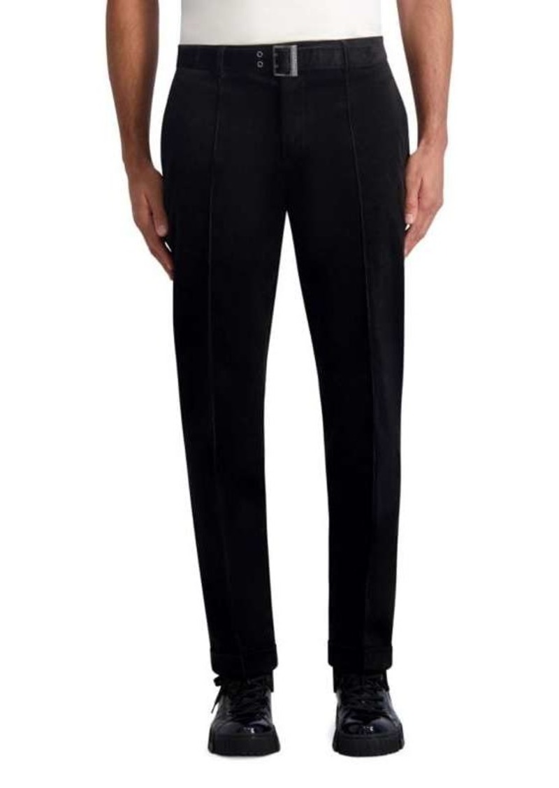 Karl Lagerfeld Slim Fit Corduroy Dress Pants