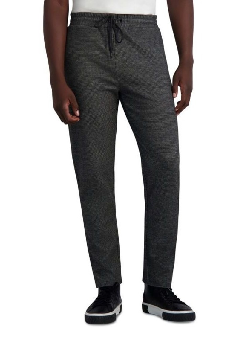 Karl Lagerfeld Slim Fit Textured Track Pants