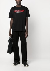 Karl Lagerfeld slogan-print organic cotton T-shirt