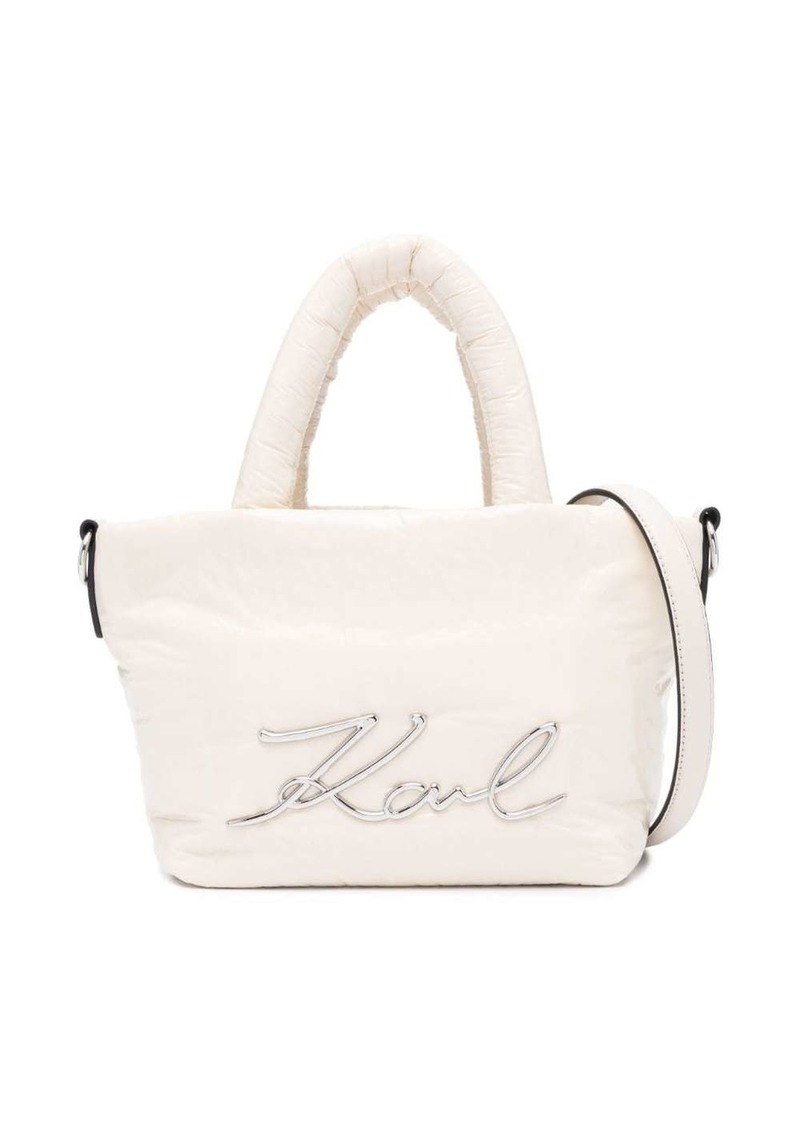 Karl Lagerfeld small K/Signature padded tote bag