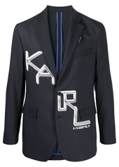 Karl Lagerfeld tailored logo jacket