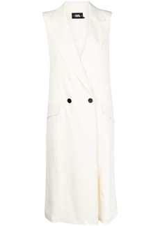 Karl Lagerfeld tailored longline waistcoat