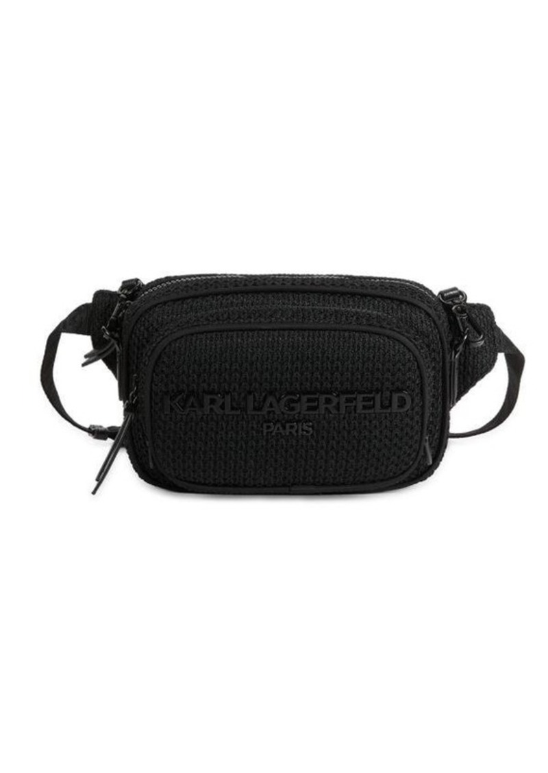 Karl Lagerfeld Voyage Knit Belt Bag