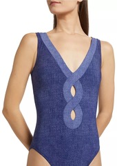 Karla Colletto Aelin V-Neck One-Piece Swimsuit