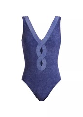 Karla Colletto Aelin V-Neck One-Piece Swimsuit