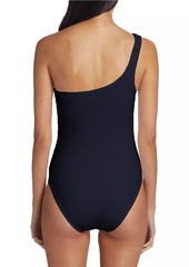 Karla Colletto Basics One-Shoulder One-Piece Swimsuit