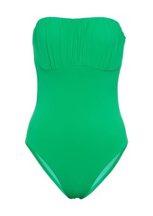 Karla Colletto Eden ruched bandeau swimsuit