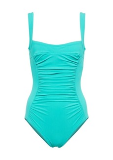 Karla Colletto Basics ruched swimsuit
