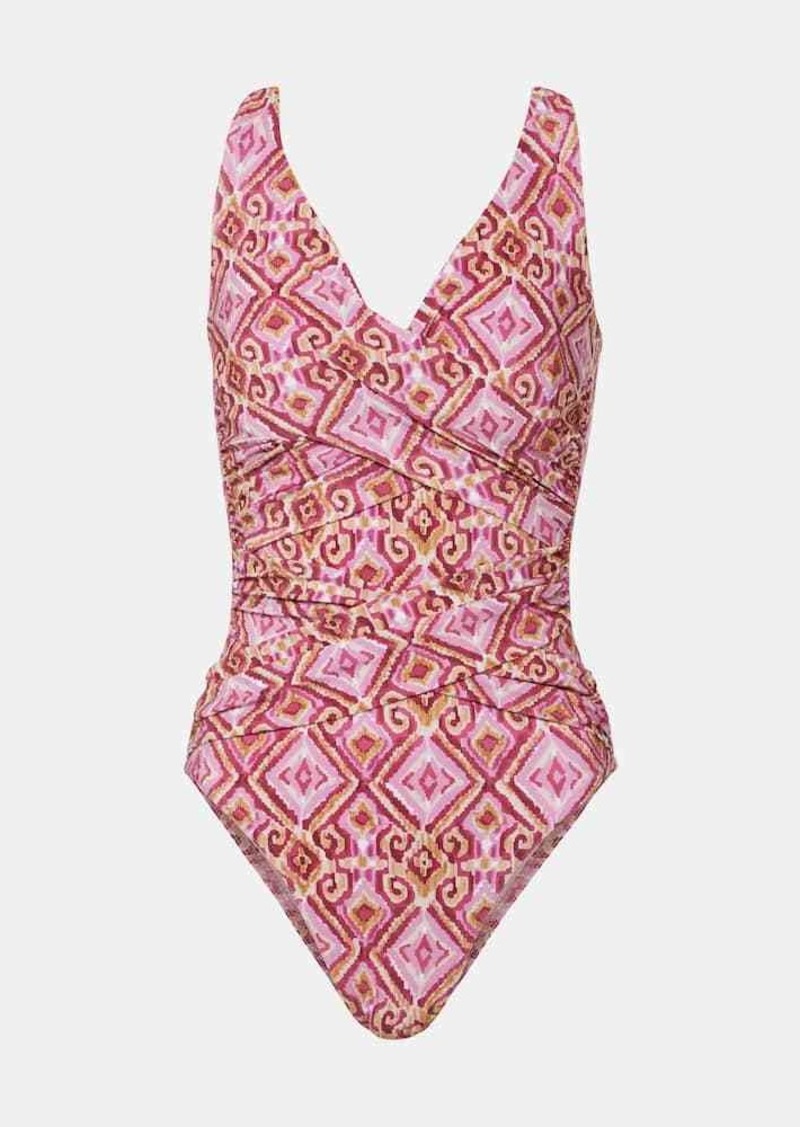 Karla Colletto Basics printed swimsuit