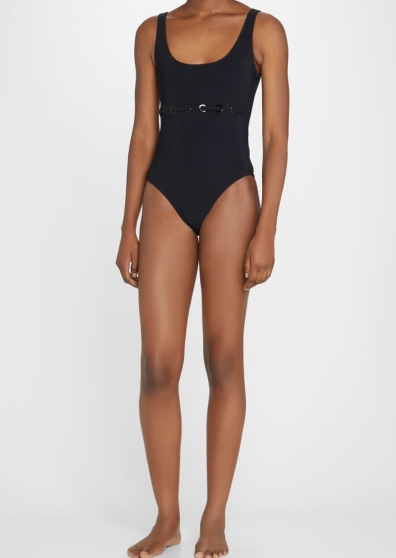 Karla Colletto Ines Scoop-Neck Underwire One-Piece Swimsuit