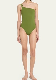 Karla Colletto Morgan One-Shoulder One-Piece Swimsuit