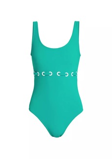 Karla Colletto Lulu Scoopneck Silent Underwire One-Piece Swimsuit