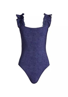 Karla Colletto Nori Ruffle One-Piece Swimsuit