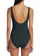 Karla Colletto One-Piece Ruched-Center Swimsuit