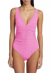 Karla Colletto Smart V-Neck Underwire Swimsuit