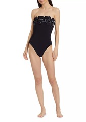 Karla Colletto Terra Bandeau One-Piece Swimsuit